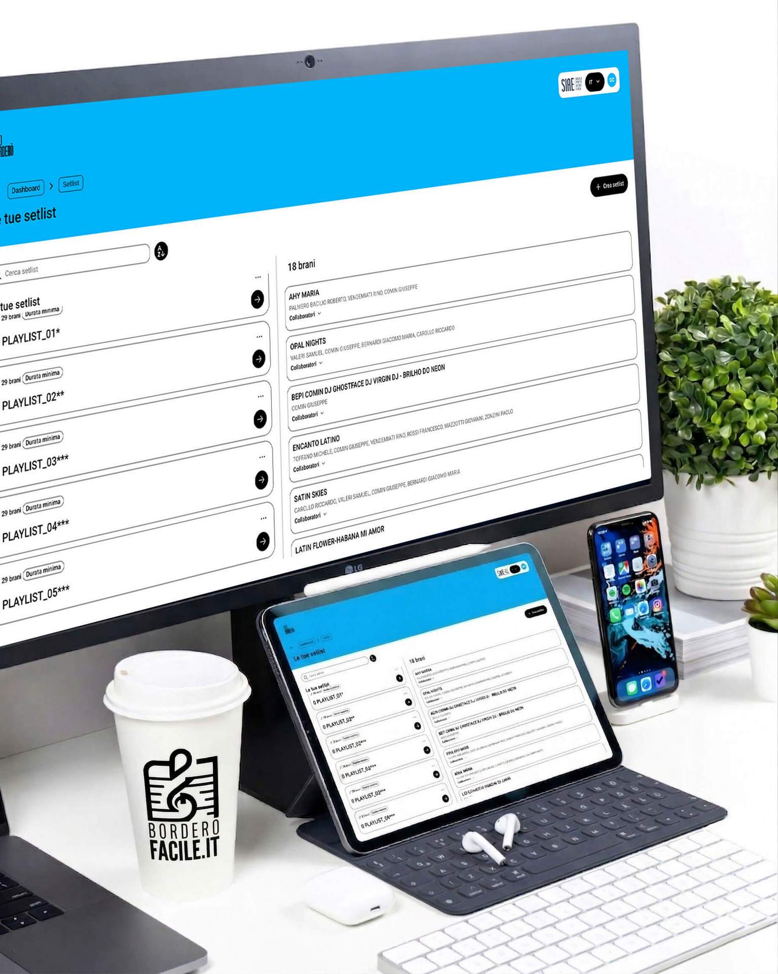 Tutorial creazione setlist per borderò digitale